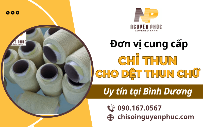 chỉ thun cho dệt thun chữ
