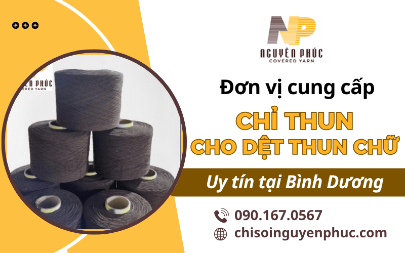 chỉ thun cho dệt thun chữ